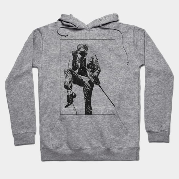 Jay Buchanan (Rival Sons) Hoodie by Jack Browning